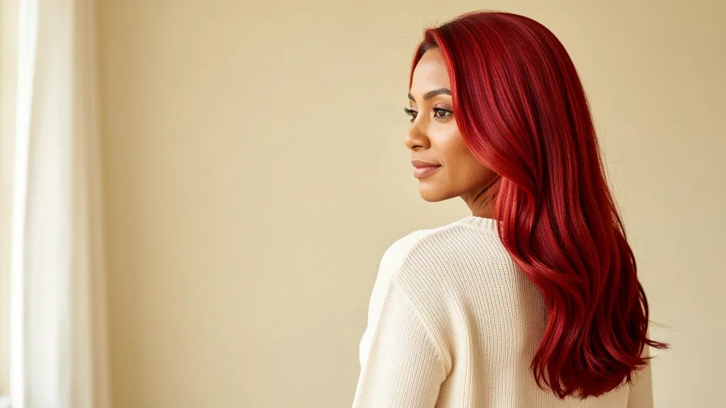 Cherry Red Hair: Bright, Bold and Cool-Toned