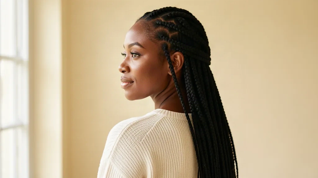 Feed-In Braids: Natural-Looking Cornrows