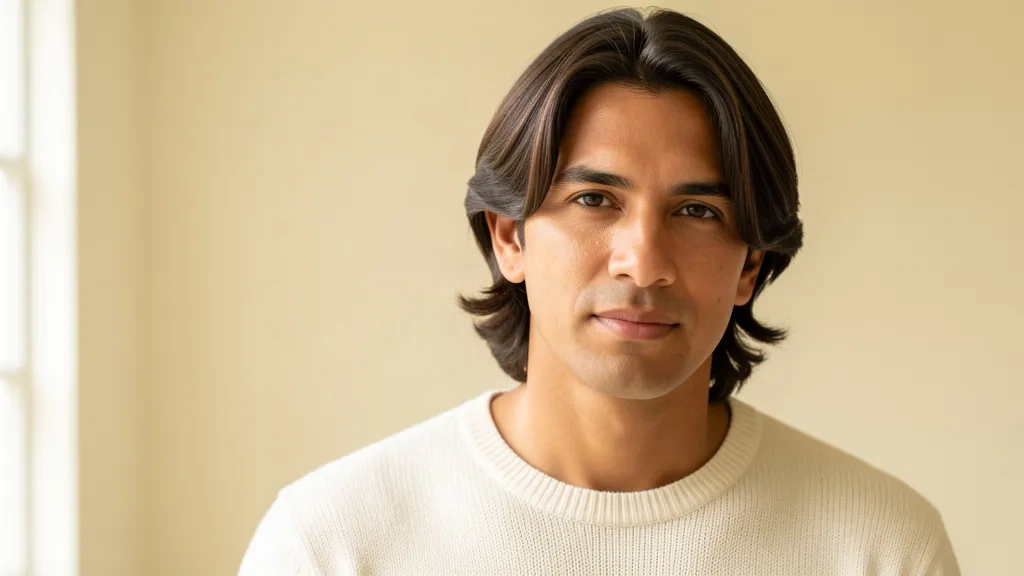 Middle Part Haircut for Men: Curtains, Explained